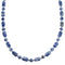 Sterling Silver Dumortierite Southwest Bead Necklace JX130245